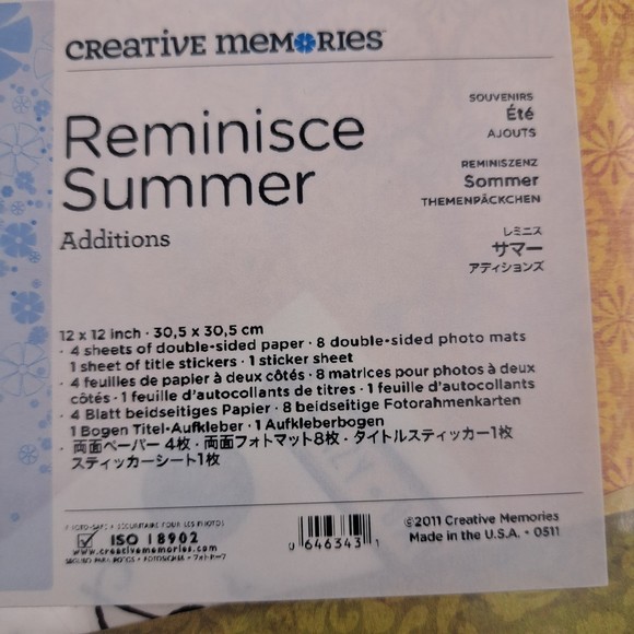 Creative Memories Reminisce Summer - Picture 2 of 3